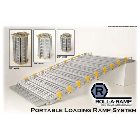 ROLL-A-RAMP Roll-A-Ramp A13004A19 30 in. x 48 in. Portable Loading Ramp A13004A19